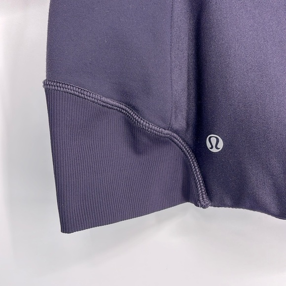 Lululemon Asymmetrical Zip Emerge Renewed Jacket Women’s Size 10 in Black Grape - Picture 11 of 14